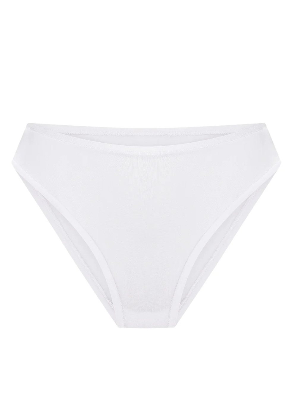 LunaLeila High-Rise Bikini White Panty